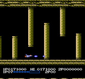 Life Force for NES / Famicom - These moving pillars can be tricky to navigate around.