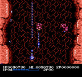 Life Force for NES / Famicom - Near the start of stage 4.