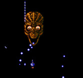 Life Force for NES / Famicom - A large head guards the end of this stage!