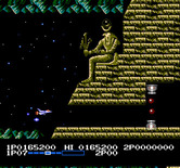 Life Force for NES / Famicom - Entering some narrow tunnels...