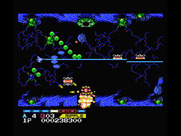 Life Force for MSX - Some enemies destroyed, but more appear fast!