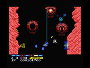 Life Force for MSX - Entering a volcanic stage.