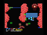 Life Force for MSX - Various barriers block the path!