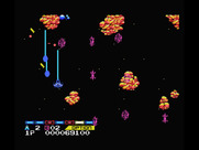 Life Force for MSX - Those purple opponents are quite difficult to destroy...