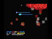 Life Force for MSX - The screen scrolls in different directions in the MSX version.