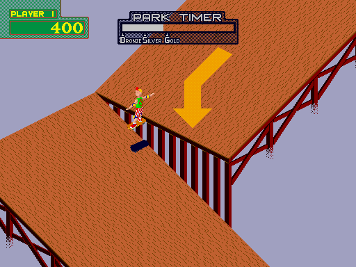 720º Arcade Screenshot: Perform jumps and other tricks for bonus points.