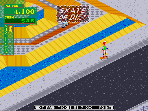 720º Arcade Screenshot: Skate or die!