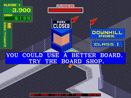 720º Arcade Screenshot: I could use a better board...