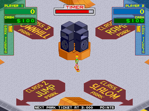 720º Arcade Screenshot: Game start.