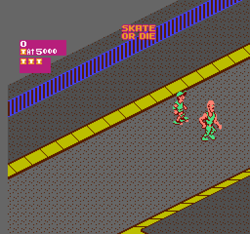 720º NES / Famicom Screenshot: Skate or die!