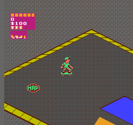 720º NES / Famicom Screenshot: Game start.
