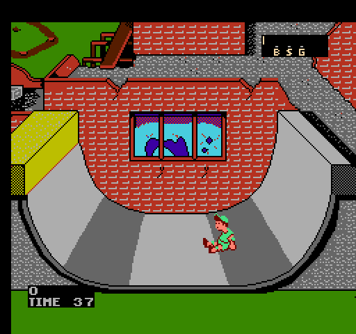 720º NES / Famicom Screenshot: Oops, I fell...