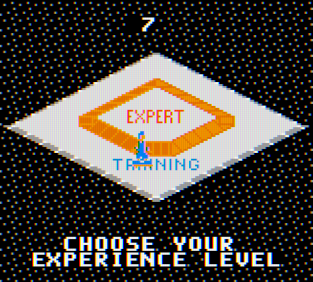 720º Game Boy Color Screenshot: Select your experience level.