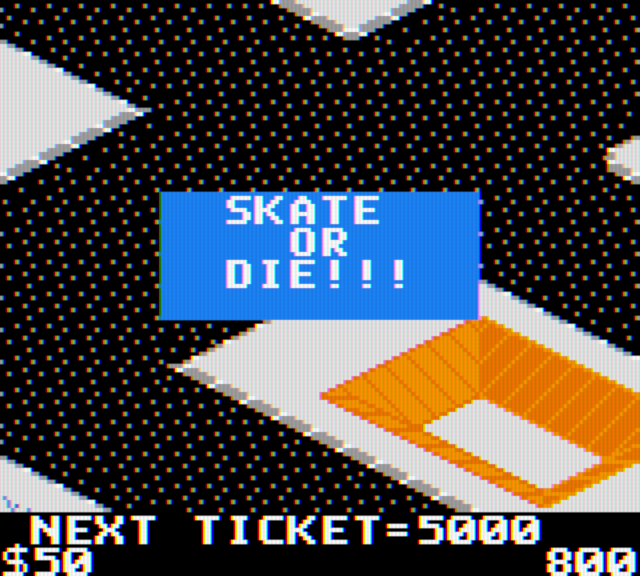 720º Game Boy Color Screenshot: Skate or die!