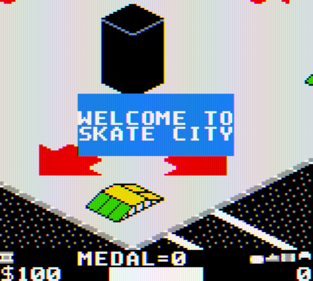 720º Game Boy Color Screenshot: Welcome to Skate City!