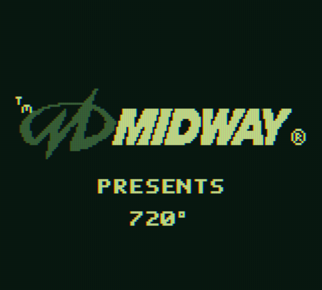 720º Game Boy Color Screenshot: Midway presents...