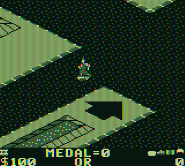 720º Game Boy Color Screenshot: Skating around town...