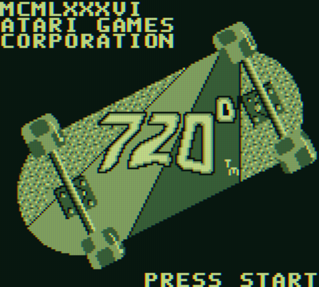 720º Game Boy Color Screenshot: Title screen.