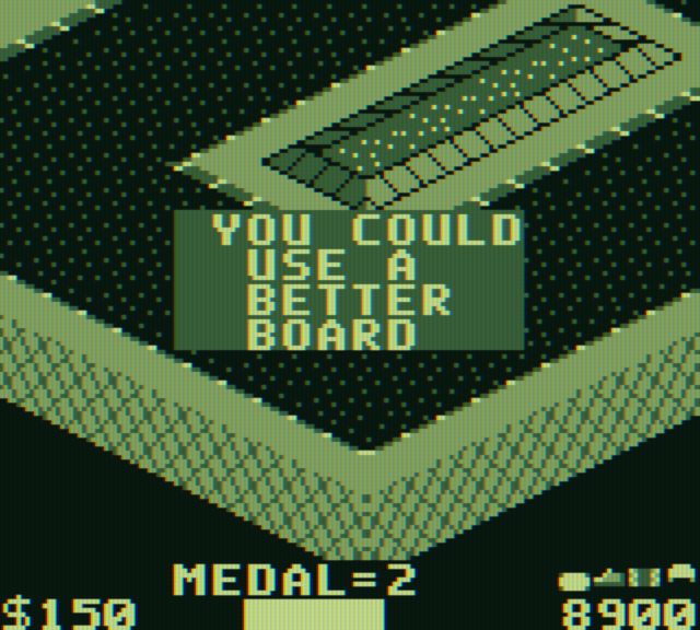 720º Game Boy Color Screenshot: I could use a better board...
