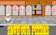 Save Our Pizzas for IBM PC/Compatibles - Title screen.