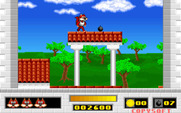 Save Our Pizzas for IBM PC/Compatibles - Pick up the bombs to use them against your opponents.