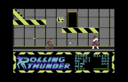 Rolling Thunder for Commodore 64 - The first location in area 2.