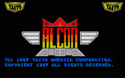 A.L.C.O.N. for Atari ST - Title screen (US version).