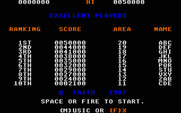 A.L.C.O.N. for Atari ST - High scores.