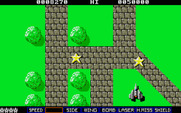 A.L.C.O.N. for Atari ST - Pick up the stars to advance your weaponry or defenses...