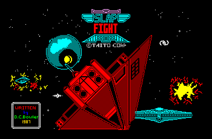A.L.C.O.N. Thomson TO Screenshot: Title screen.