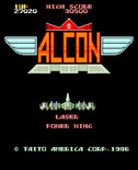 A.L.C.O.N. for Arcade - Title scren (U.S. version).