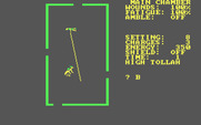 StarQuest: Rescue at Rigel for IBM PC/Compatibles - Attacking an enemy, but missed!