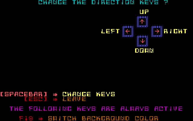Liptocoe IBM PC/Compatibles Screenshot: Setting up some game options.