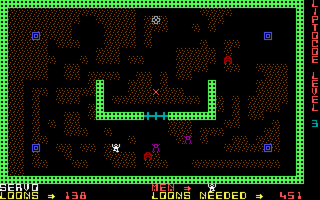 Liptocoe IBM PC/Compatibles Screenshot: 138 loons collected, but I need 451...