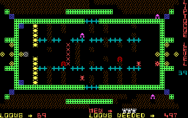 Liptocoe IBM PC/Compatibles Screenshot: One of my opponents got me...