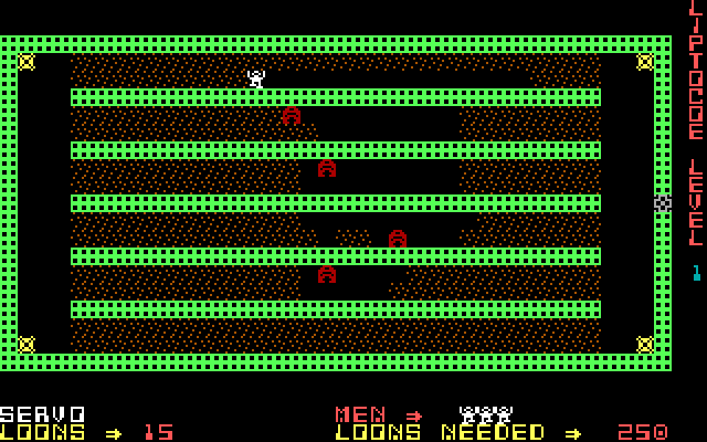 Liptocoe IBM PC/Compatibles Screenshot: Game start.