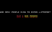 Liptocoe for IBM PC/Compatibles - How many players?