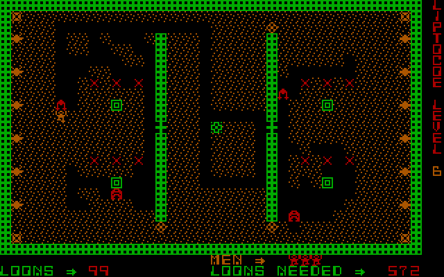 Liptocoe IBM PC/Compatibles Screenshot: An opponent is in pursuit!