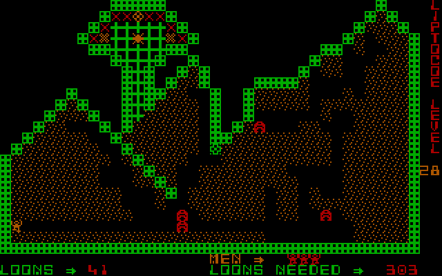 Liptocoe IBM PC/Compatibles Screenshot: Each level features a different layout.