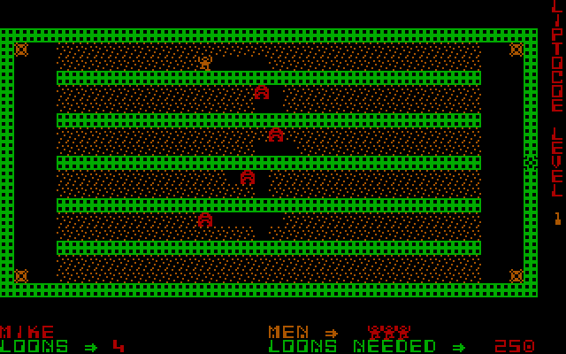 Liptocoe IBM PC/Compatibles Screenshot: Game start.