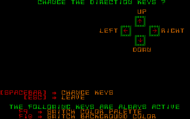 Liptocoe IBM PC/Compatibles Screenshot: Setting some game options.