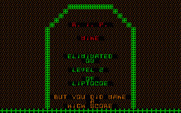 Liptocoe for IBM PC/Compatibles - Game over.