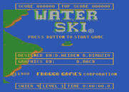 Water Ski for Atari 7800 - Title screen.