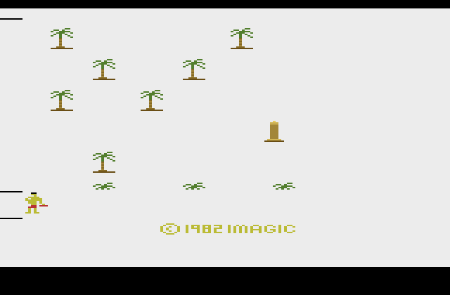 Riddle of the Sphinx Atari 2600 Screenshot: Starting screen.
