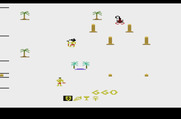 Riddle of the Sphinx for Atari 2600 - An oasis in the middle of the desert.