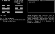 Electric Dragon: The Interactive Version of the I Ching, The for IBM PC/Compatibles - The meaning of the lines at the top...