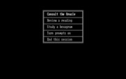 Electric Dragon: The Interactive Version of the I Ching, The for IBM PC/Compatibles - The main program menu.