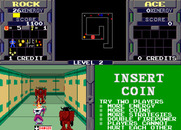 Xybots for Arcade - Enemy robots appear from all directions...