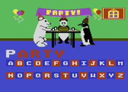Leaps & Bounds for Atari 8-bit - The panda is having a party.