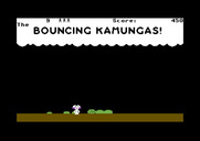 Bouncing Kamungas for Commodore 64 - Squashed by a bouncing kamunga...